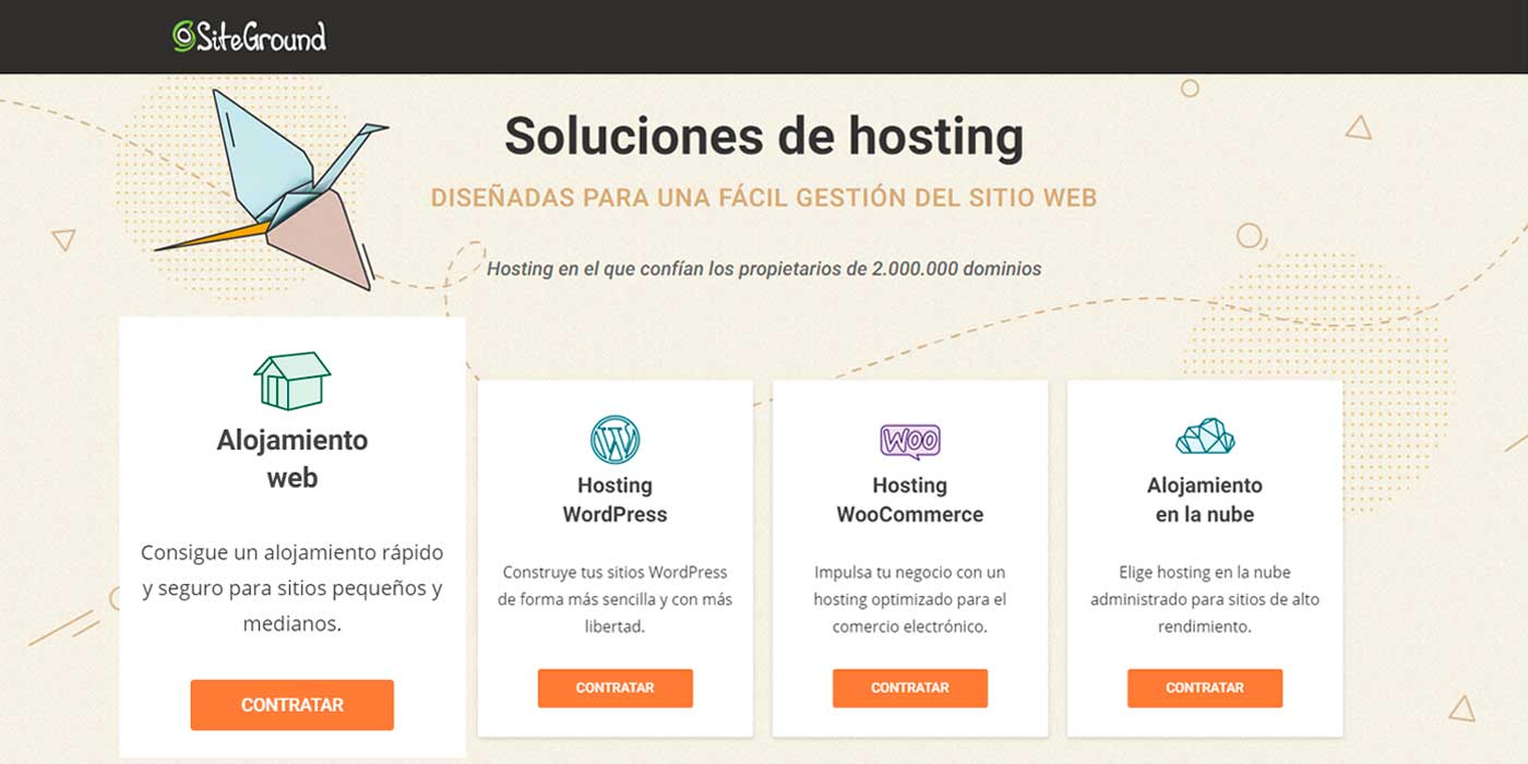 Cómo tener una Página Web rápido, fácil y seguro Banner siteground ebisweb