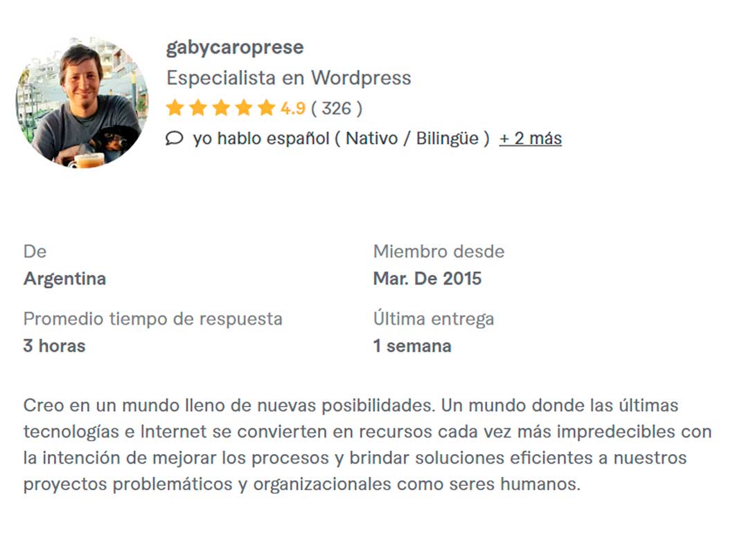 Gaby Caroprese ebisweb