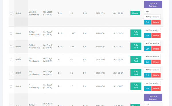 Membership Payment List-ebisweb-wpgym