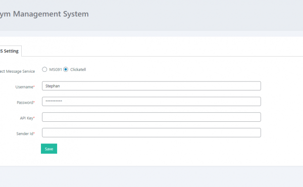 SMS Settings-ebisweb-wpgym